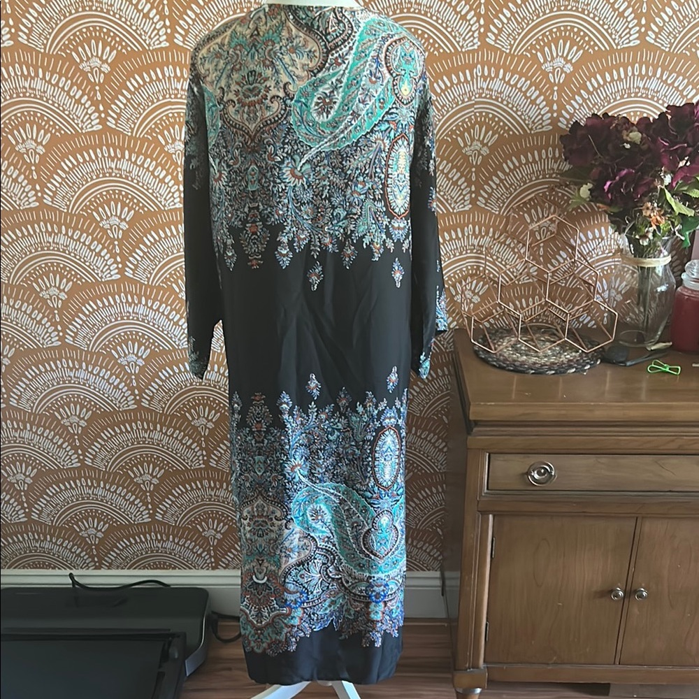 Chelsea & Violet Multicolor Patterned Kimono - Picture 5 of 7